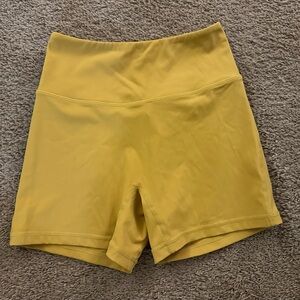 Alphalete Women's High-Waisted Shorts.